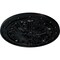 Ekena Millwork Foster Acanthus Leaf Ceiling Medallion (Fits Canopies up to 2 1/4"), 20 1/2"OD x 1 1/2"P, Jet Black CM20FOBLF - alternate 4